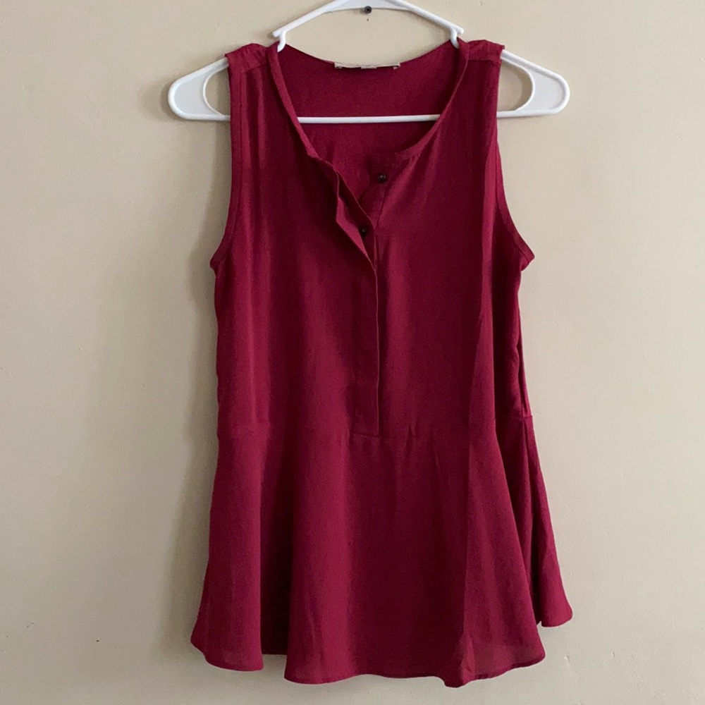 Flowy peplum blouse